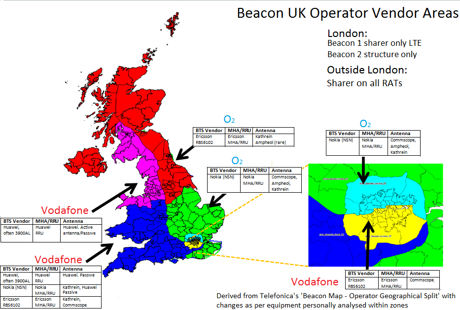 Vodafone and O2 4G masts by Beacon area